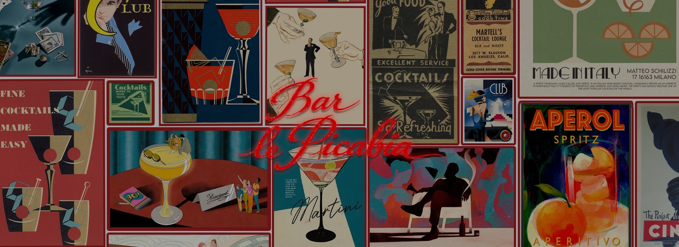 Le Picabia is the cocktail bar at the Le Magnifique hotel