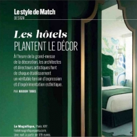 Article Paris Match - Hotel Le Magnifique Paris